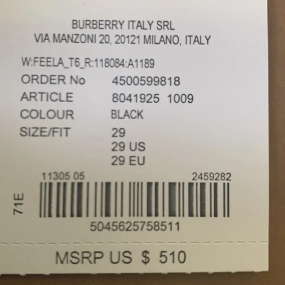 Burberry Logo Jeans